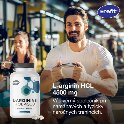 L arginin HCL 4500 mg 365 kapslí FutuNatura cz