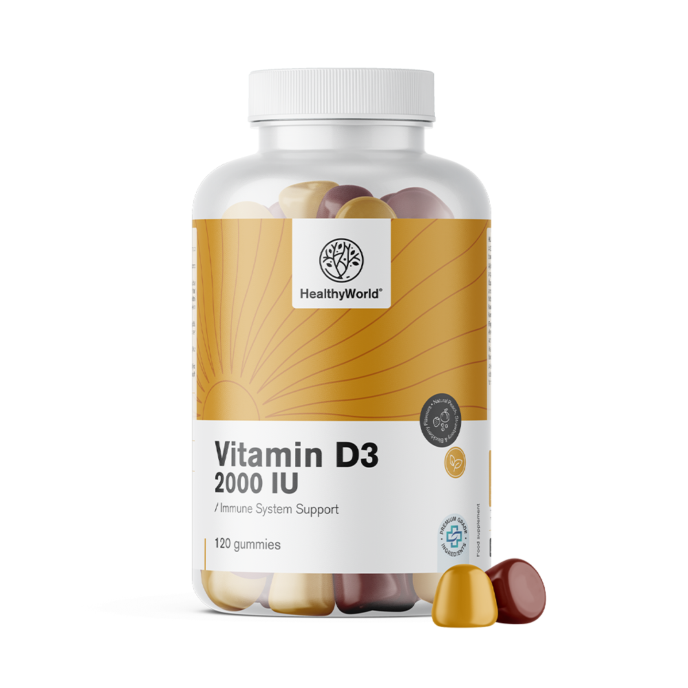 Vitamin D3 2000 tj. ve formě želé