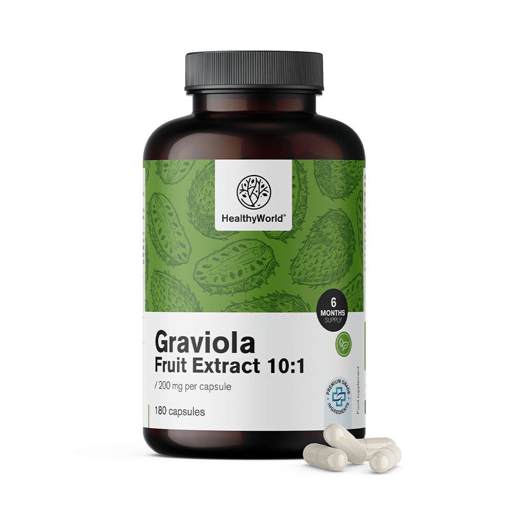 Graviola 200 mg - extrakt 10:1