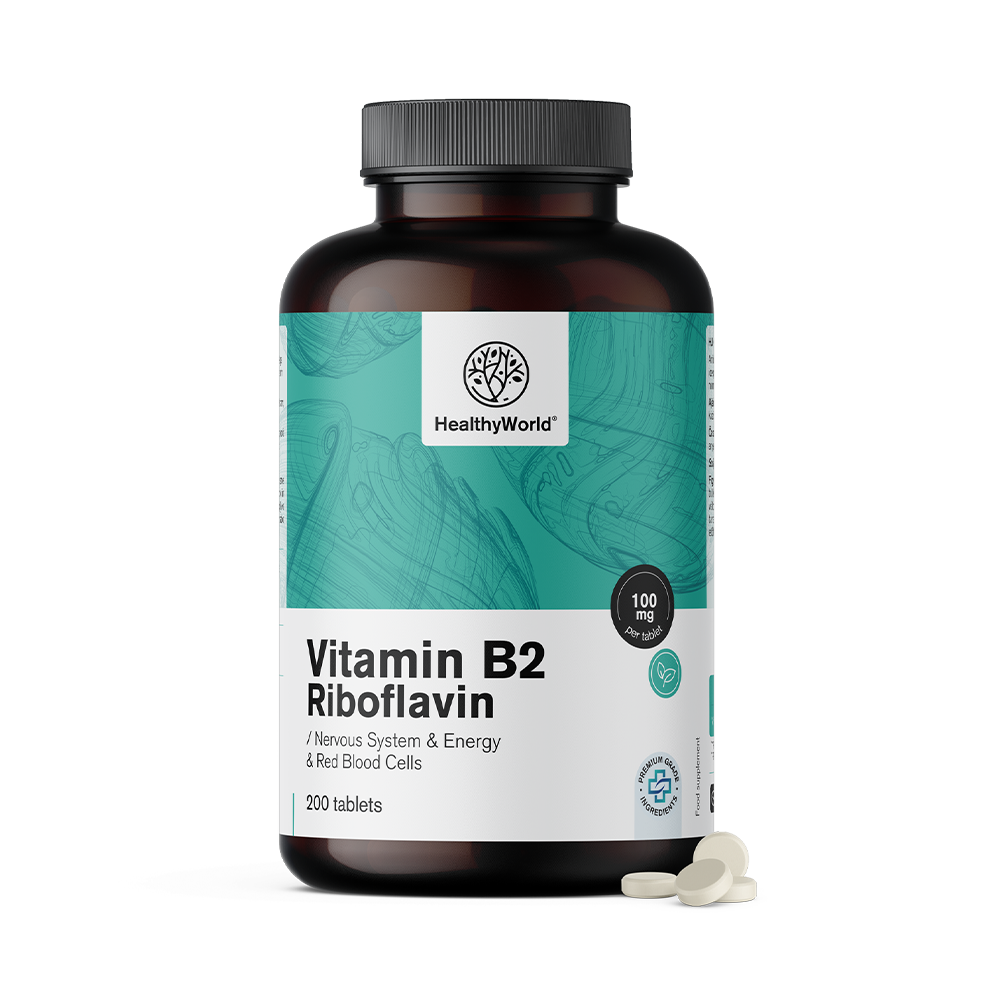 Vitamín B2 - riboflavin 100 mg