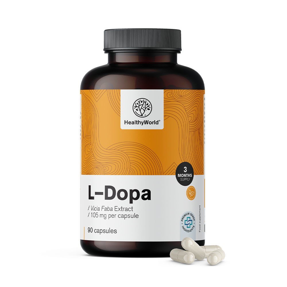 L-dopa 105 mg - z extraktu bobu