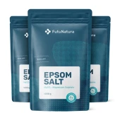 3x Epsomská sůl, dohromady 3000 g