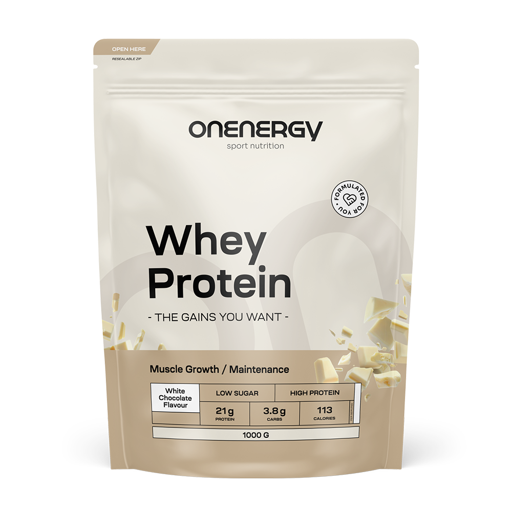 Whey syrovátkový protein s příchutí bílé čokolády