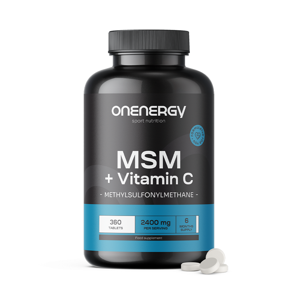 MSM 2400 mg - s vitamínem C