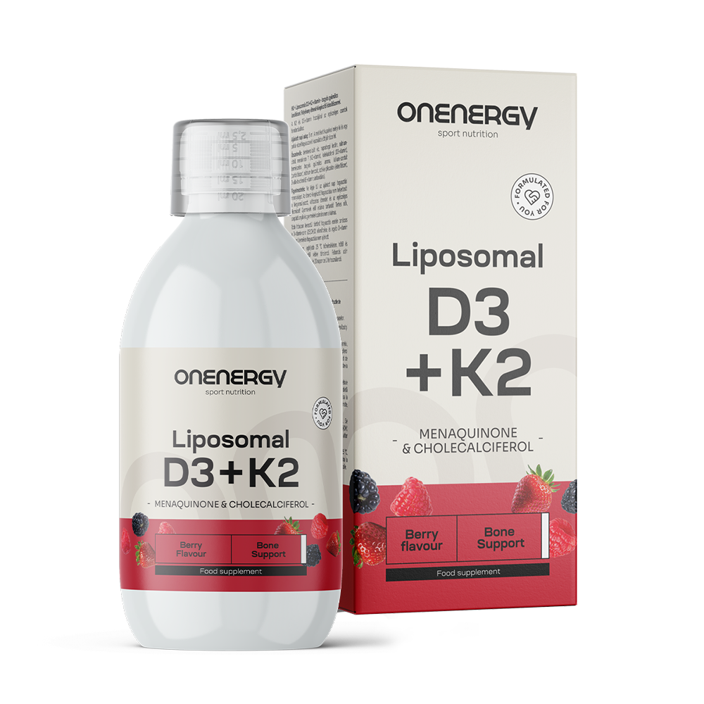 Lipozomální vitamín D3 + K2