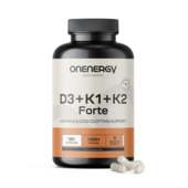 Vitamíny D3 + K1 + K2 FORTE, 180 kapslí