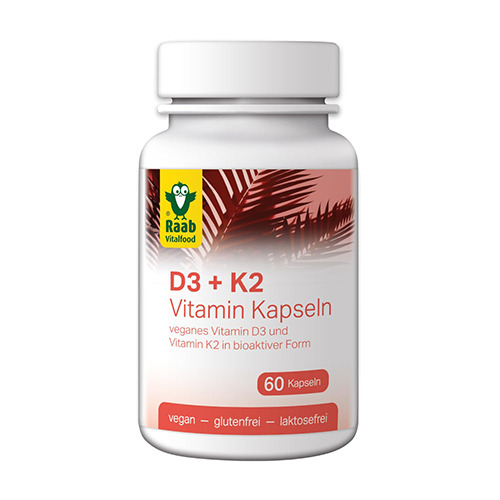 Veganská vitamíny D3 + K2